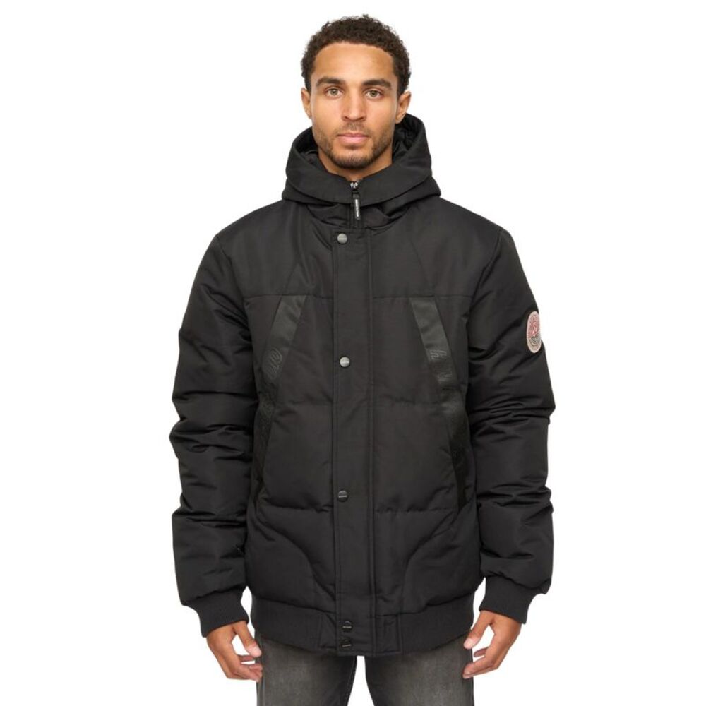 Henleys Mens Traction Bomber Jacket / Black